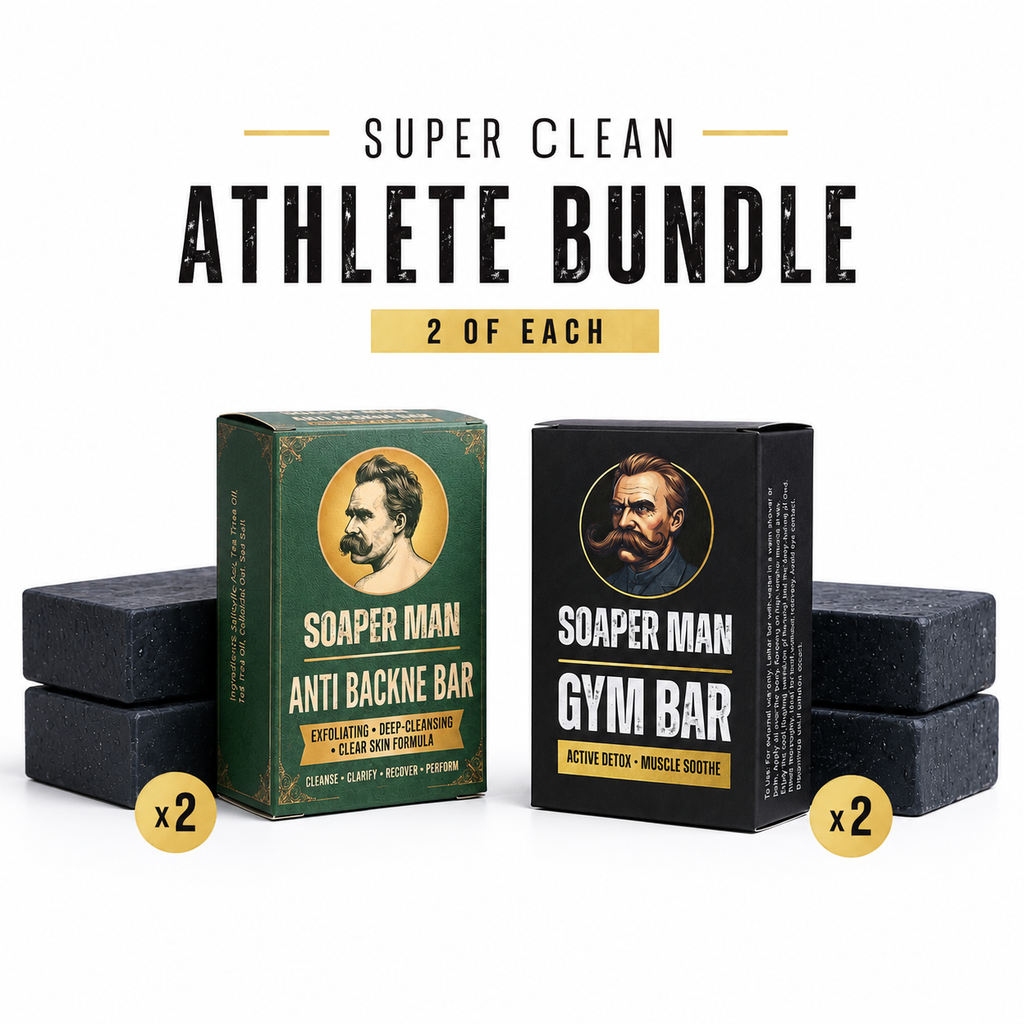 The Recovery & Clear Skin Bundle – Gym Bar + Anti-Acne Bar Duo