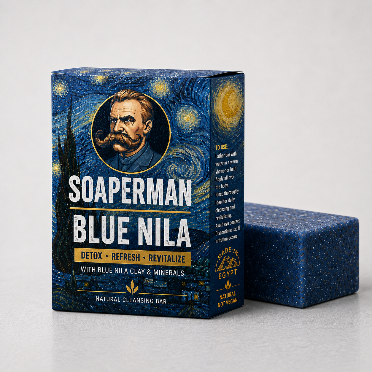 Soaper Man Blue Nila – Detox Cleansing Bar