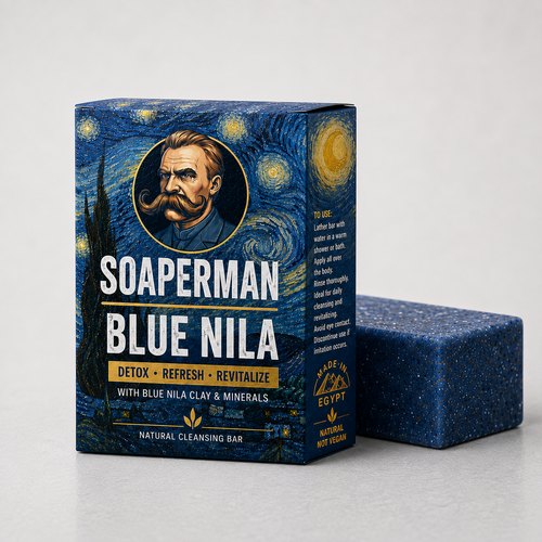 Soaper Man Blue Nila – Detox Cleansing Bar