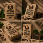 Soaper Man Scrub Bar – Coffee Exfoliating Bar